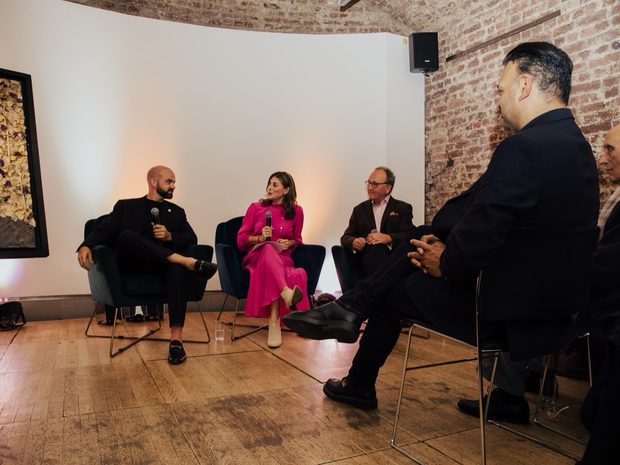 A panel discussion at a London's Community Kitchen partner event