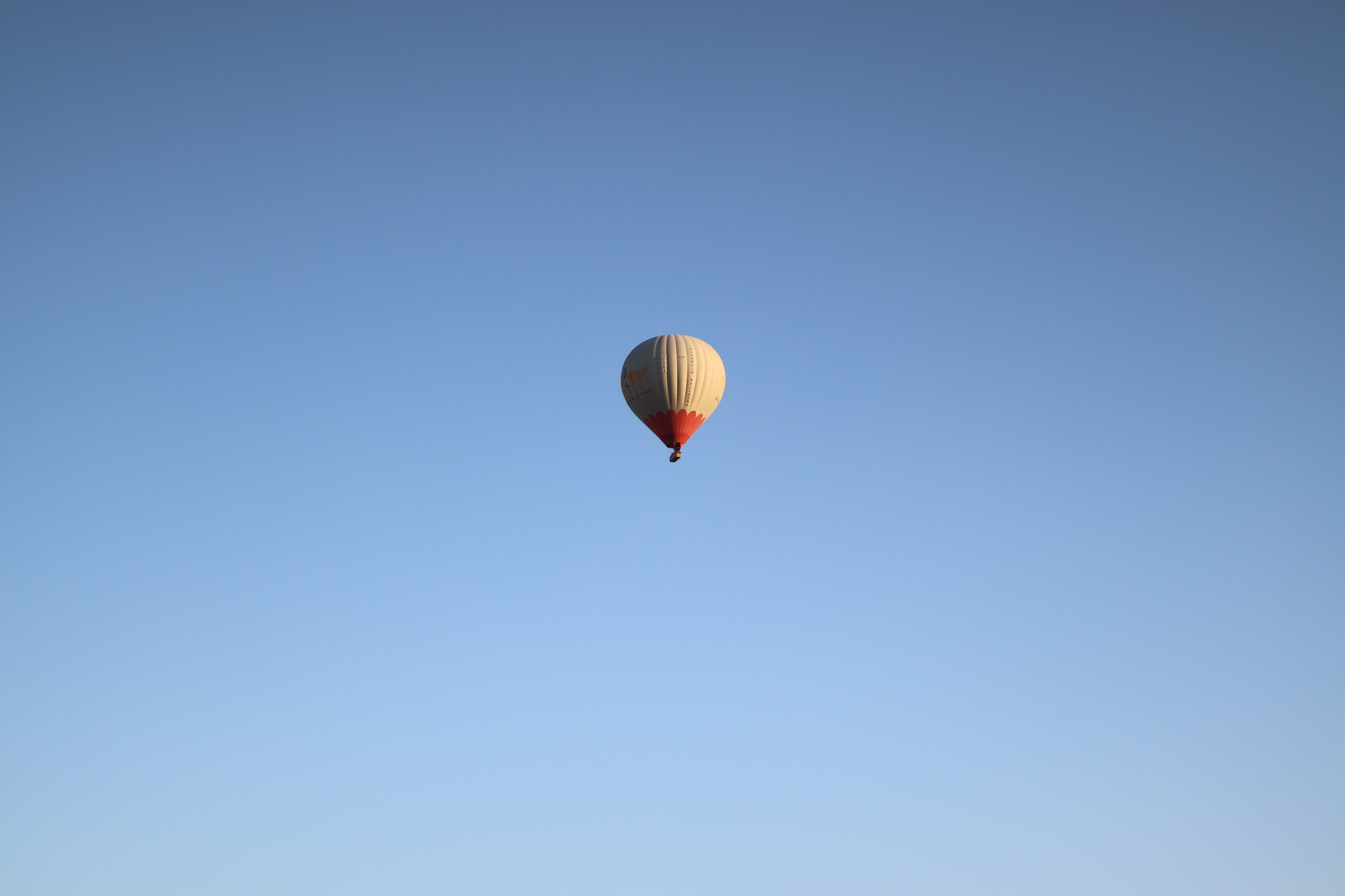 Colorful hot air balloon representing growth and opportunities